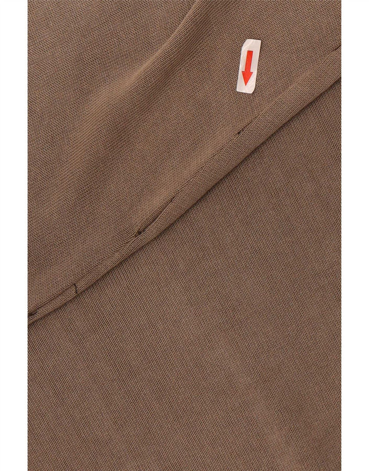 Marlboro Classics Herren-Pullover mit V-Ausschnitt, XL, Khaki, gestreift