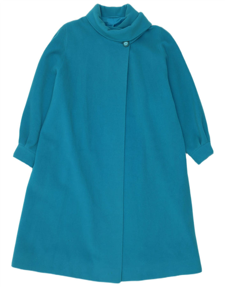 Vintage Damen Mantel UK 22 3XL Blau