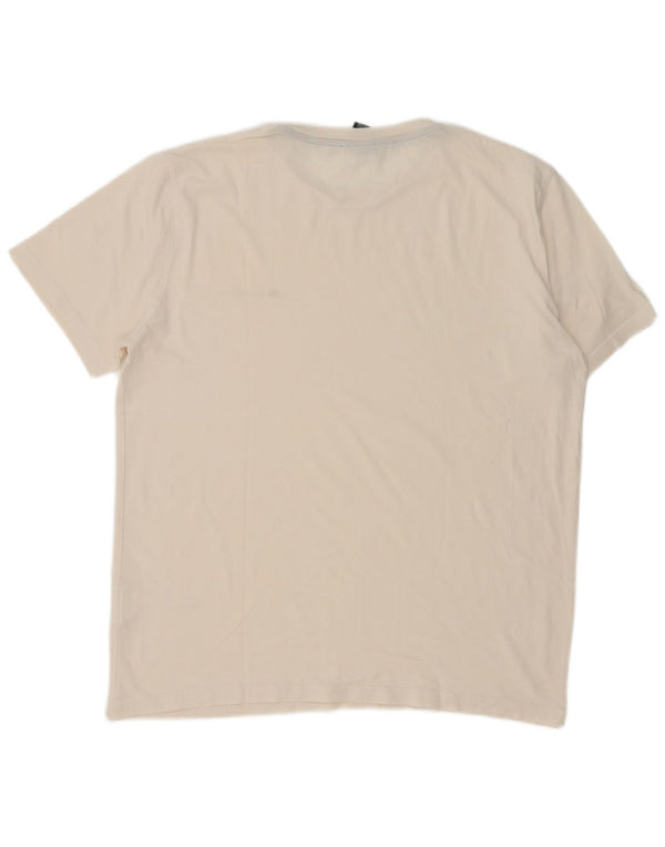 Champion Herren T-Shirt Top Large Weiß Baumwolle