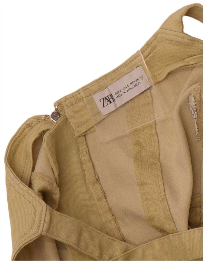 Zara Damen Korsett-Oberteil UK 8 Small Grün