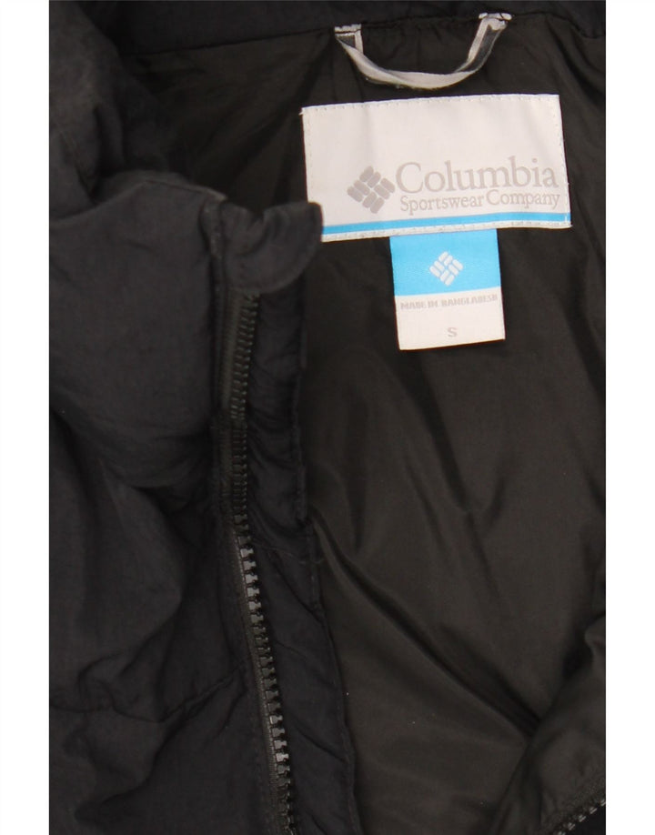 Columbia Herren Wattierte Jacke UK 36 Small Schwarz Nylon