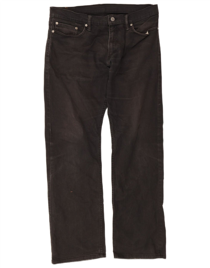 Levi's Herren 514 Straight Jeans W34 L32 Schwarz
