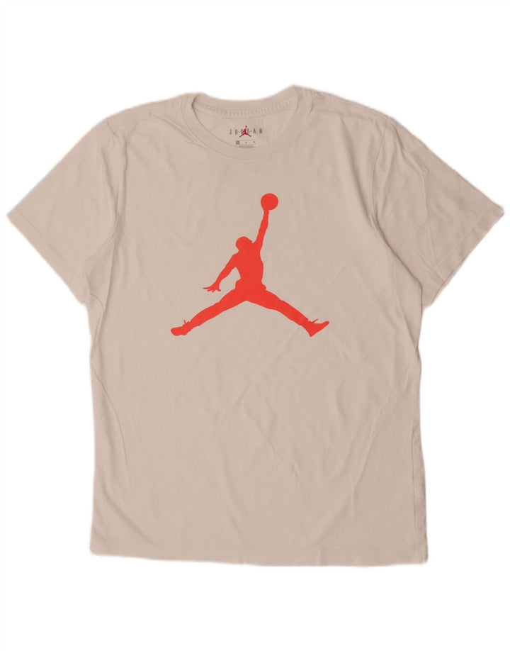 Jordan Herren-T-Shirt mit Grafik, mittelweiße Baumwolle