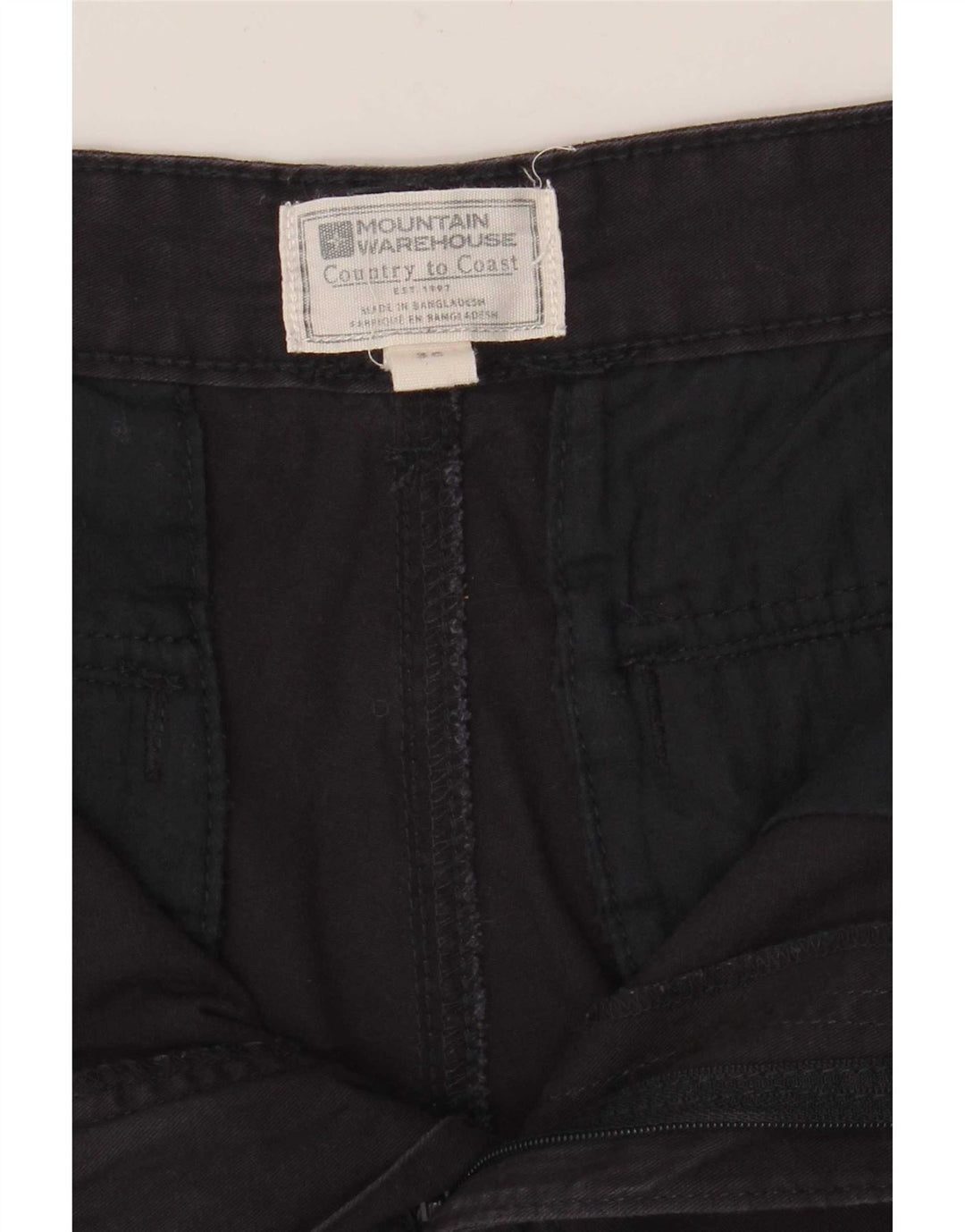 Mountain Warehouse Herren-Cargoshorts W30, mittelmarineblaue Baumwolle