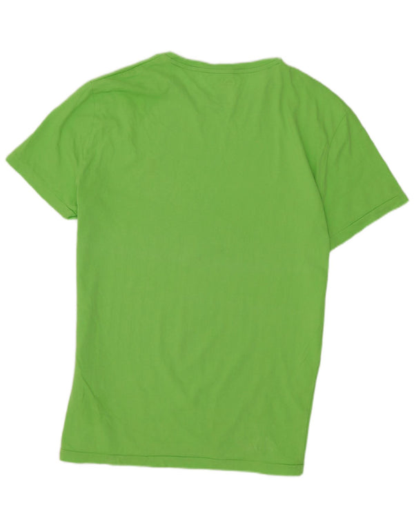Polo Ralph Lauren Damen T-Shirt mit Grafik, UK 14, Mittelgrün