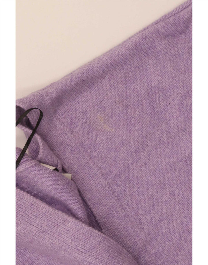 Marks & Spencer Damen Crop Oversized Cardigan Pullover UK 16 Large Lila