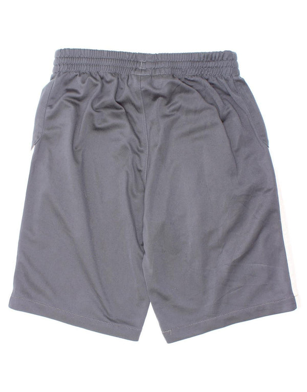 Adidas Sportshorts für Jungen, 11–12 Jahre, graues Polyester