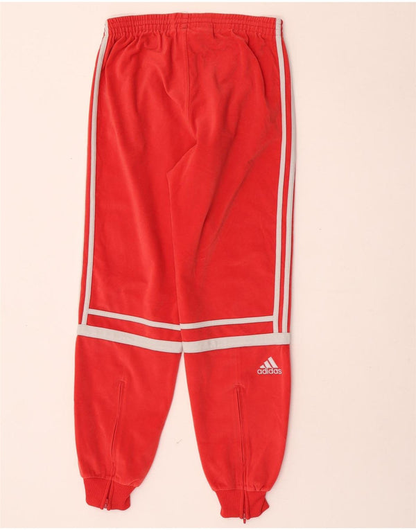 Adidas Samt-Trainingshose für Mädchen, Jogger, 13–14 Jahre, rotes Polyester