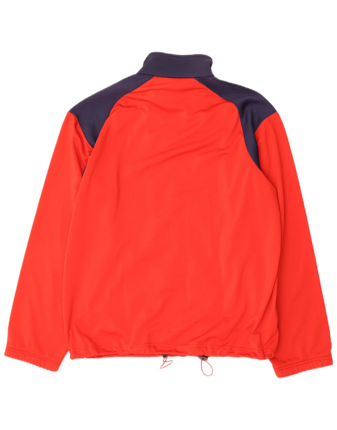 Fila Herren-Trainingsanzug-Oberjacke, Mittelrotes Farbblock-Polyester