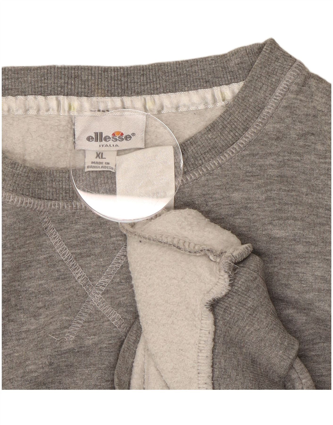 Ellesse Damen Sweatshirt Pullover UK 18 XL Grau Baumwolle