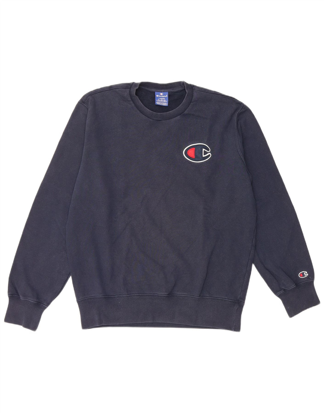 Champion Herren-Sweatshirt, Pullover, Größe L, Marineblau