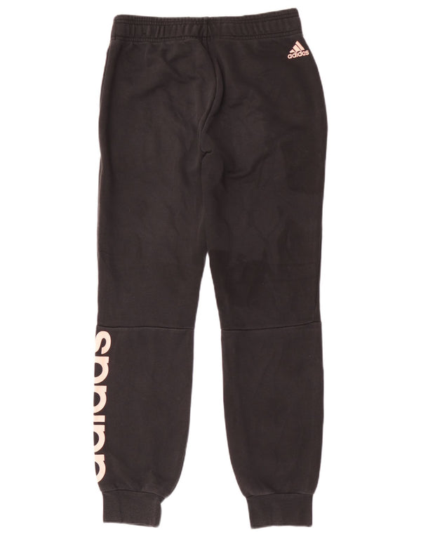Adidas Damen Graphic Trainingshose Jogger UK 8/10 Small Schwarz