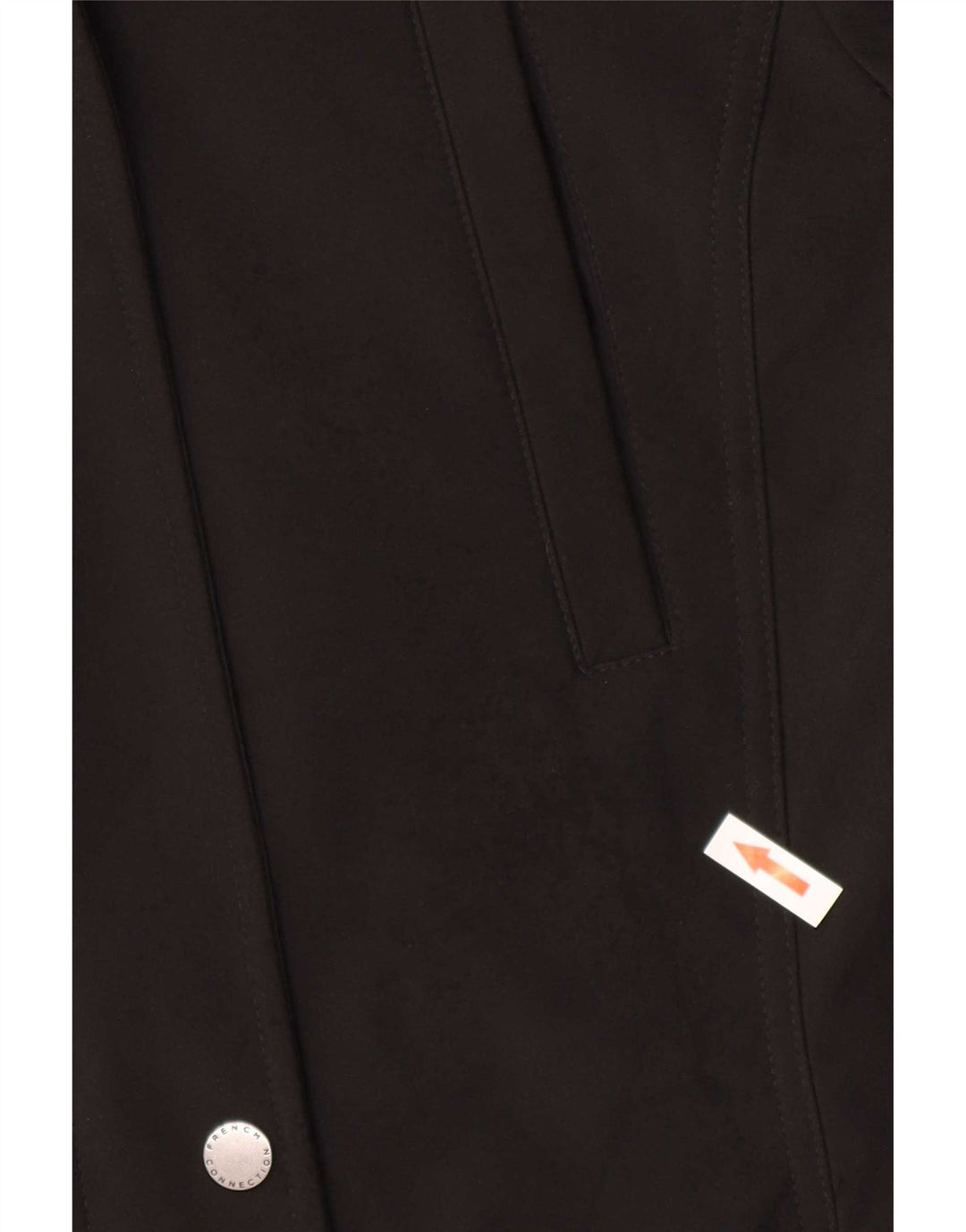 French Connection Damen-Parka mit Kapuze, Gr. 10, Schwarz