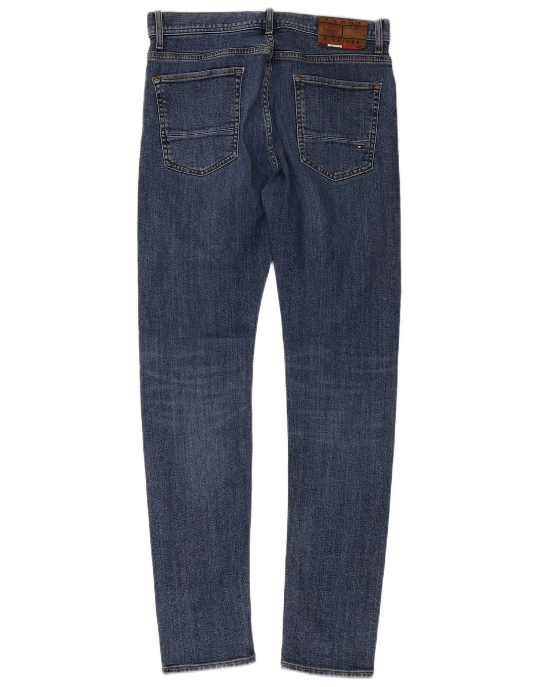 Tommy Hilfiger Herren Bleecker Slim Jeans W32 L32 Blaue Baumwolle