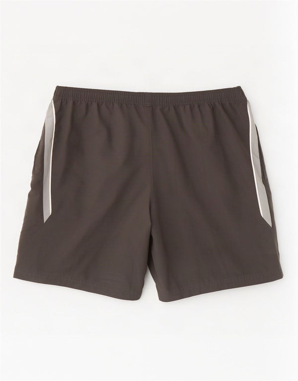 Reebok Herren Sportshorts 2XL Schwarz Colourblock Polyester