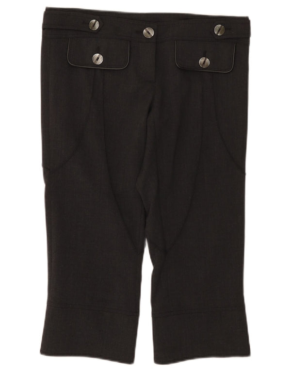 Patrizia Pepe Damen Caprihose IT 42 Medium W30 L19 Graue Wolle