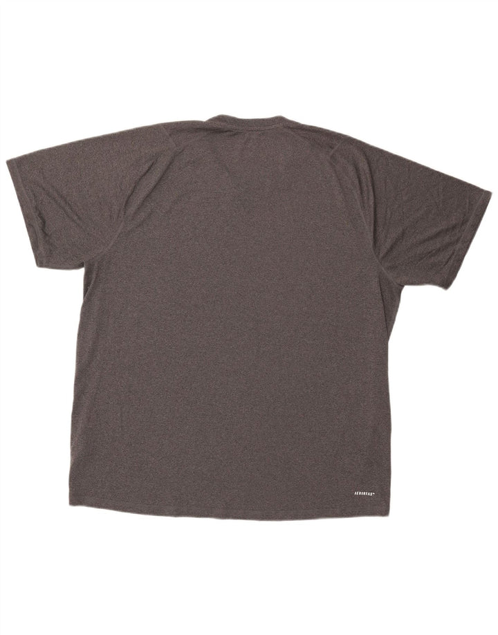 Adidas Herren Aeroready Graphic T-Shirt Top XL Grau Polyester