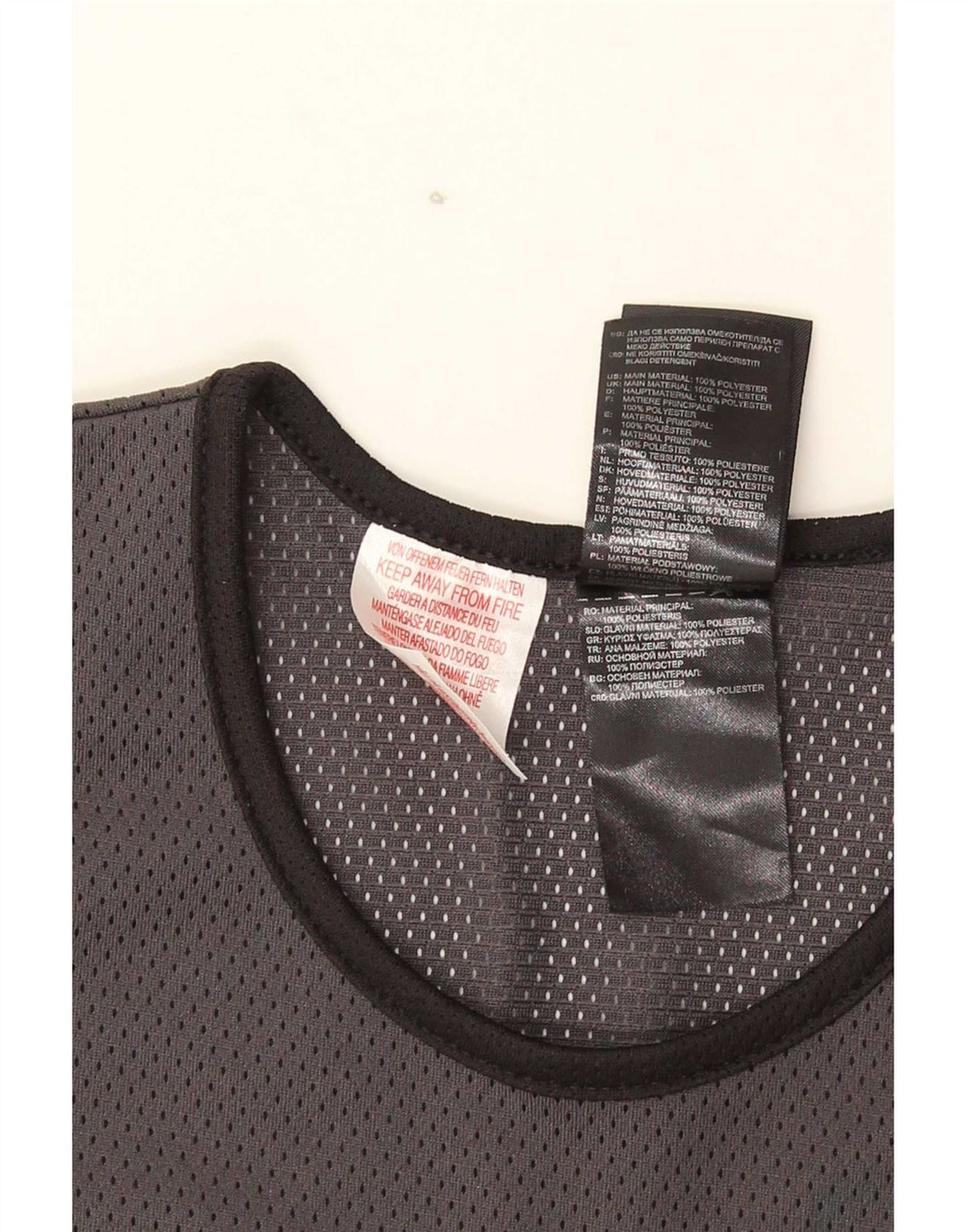 Adidas Jungen Graphic Vest Top 13–14 Jahre Large Grau