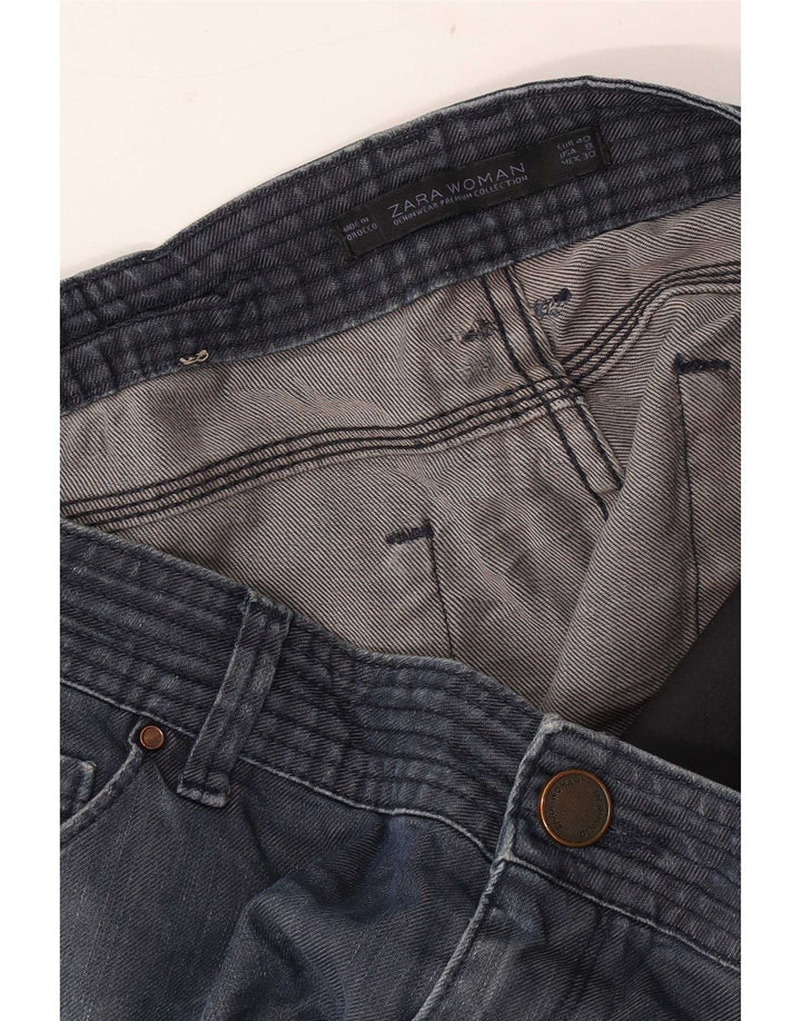 Zara Damen Slim Jeans EU 40 Medium W30 L30 Marineblau