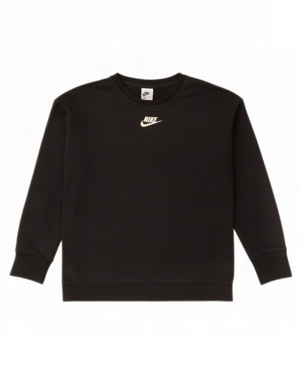 Nike Mädchen-Sweatshirt-Pullover, 13–14 Jahre, XL, schwarze Baumwolle