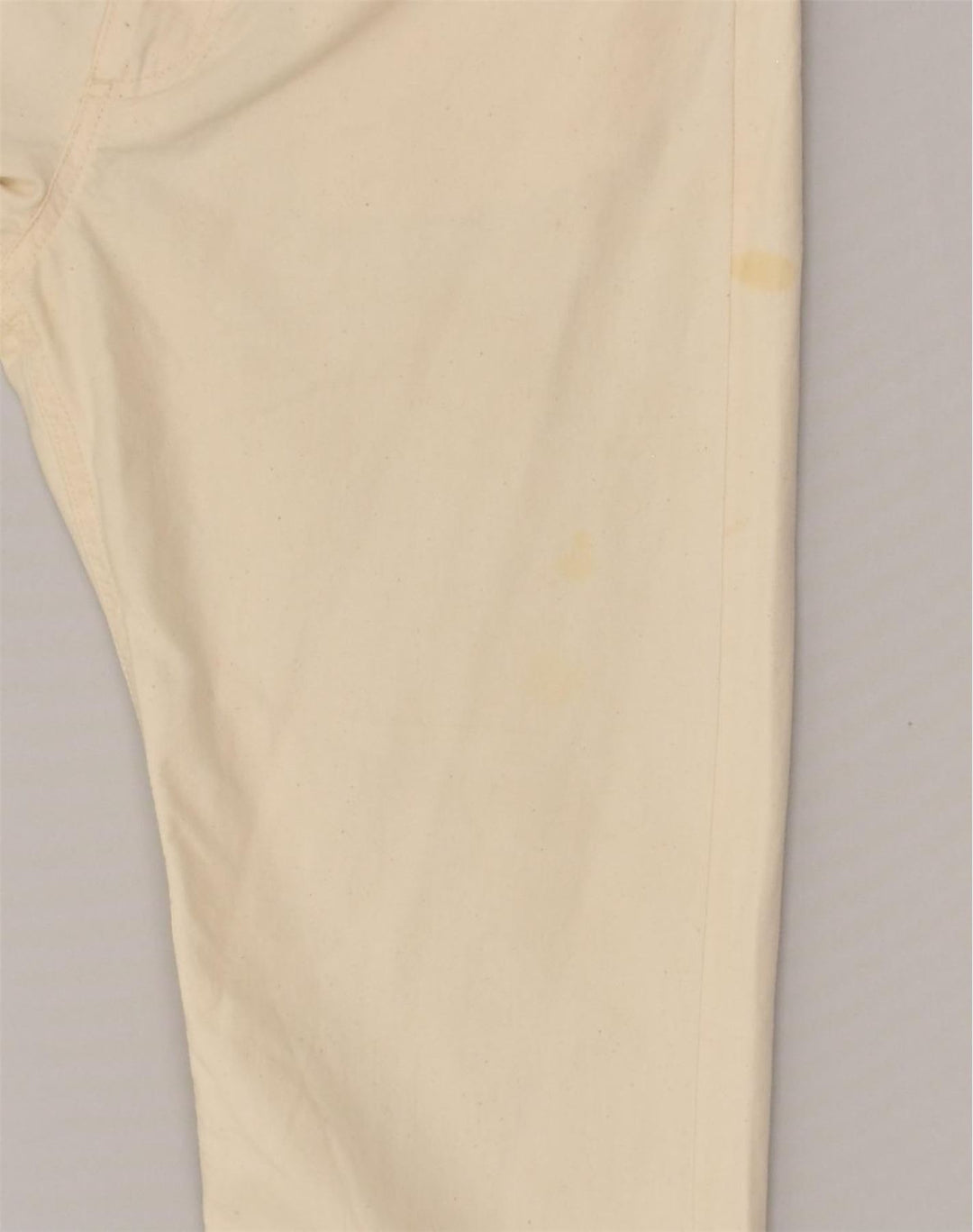 MARLBORO Womens Slim Fit Casual Trousers W30 L29 White Cotton | Vintage Marlboro | Thrift | Second-Hand Marlboro | Used Clothing | Messina Hembry 