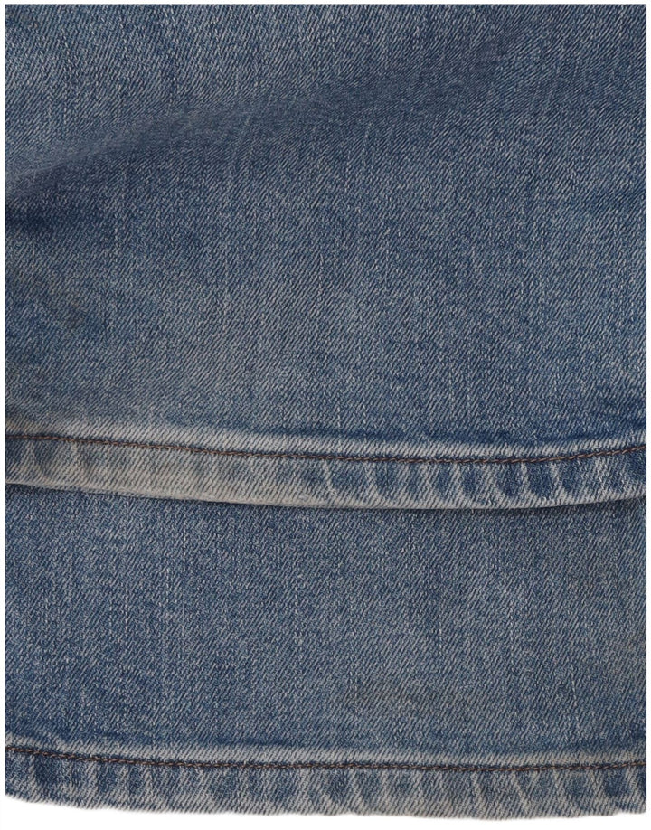 WRANGLER Herren Straight Jeans W36 L34 Blaue Baumwolle