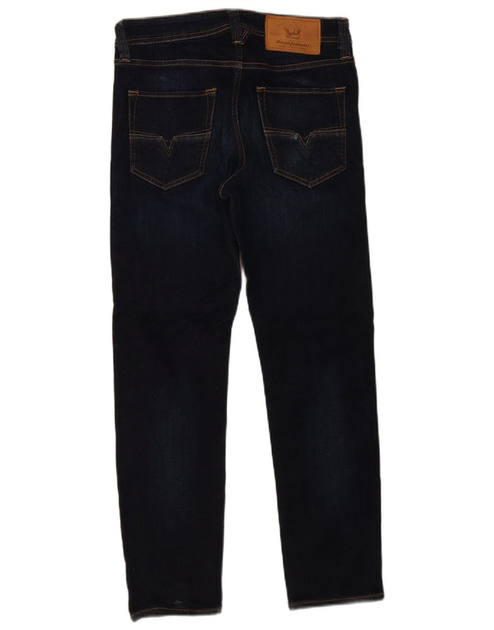 Diesel Damen Straight Jeans W28 L28 Marineblau