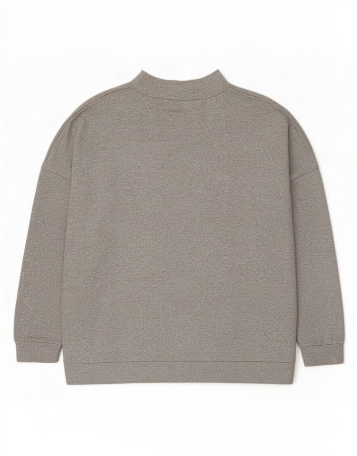 Marks & Spencer Damen-Pullover mit Rollkragen, UK 24 4XL, Grau, Polyester