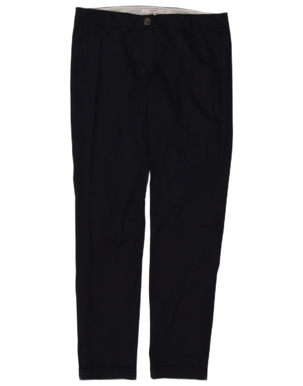 MARELLA Damen EMME Slim Chinohose UK 10 Small W32 L30 Marineblau