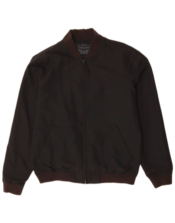 Levi's Herren Bomberjacke UK 38 Medium Schwarz Polyamid