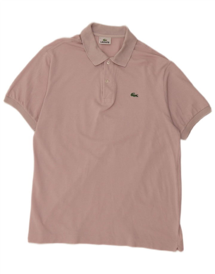 Lacoste Herren-Poloshirt, Größe 4, mittelrosa, Baumwolle