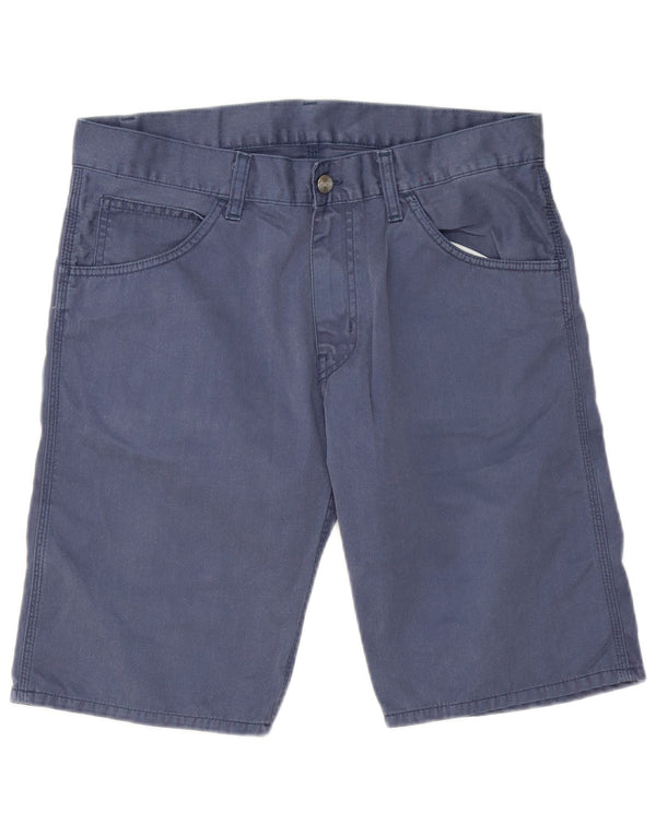 Carhartt Herren Freizeitshorts W32 Medium Navy Blue Cotton