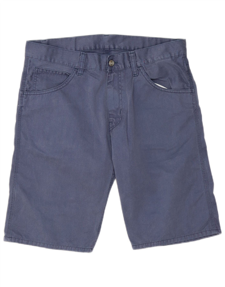 Carhartt Herren Freizeitshorts W32 Medium Navy Blue Cotton