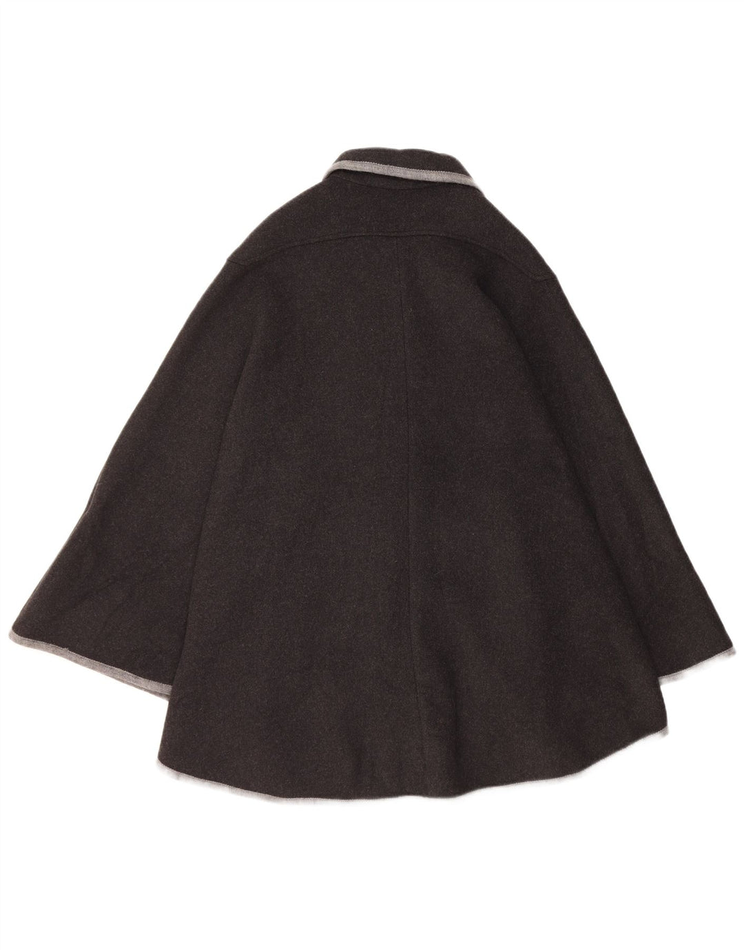 Steinbock Damen Cape-Mantel, Einheitsgröße, schwarze Schurwolle