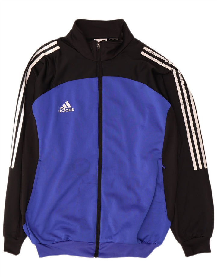 Adidas Herren Trainingsanzug Top Jacke XL Blau Colourblock