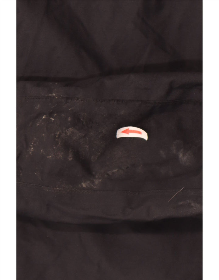 Jack Wolfskin Herren Regenjacke mit Kapuze UK 50 3XL Schwarz Polyamid