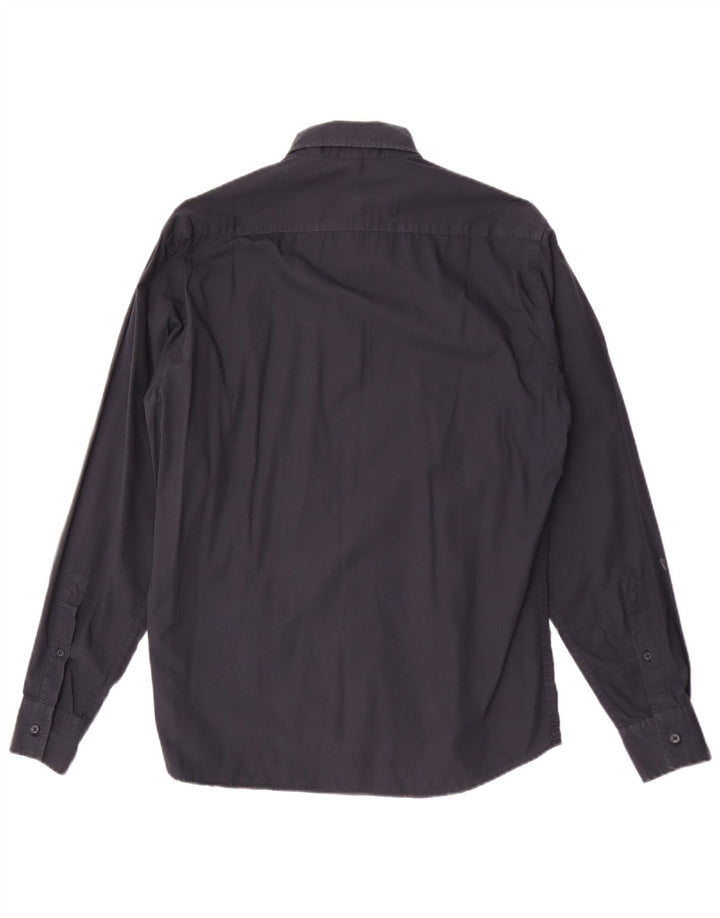 North Sails Herrenhemd aus mittelschwarzer Baumwolle