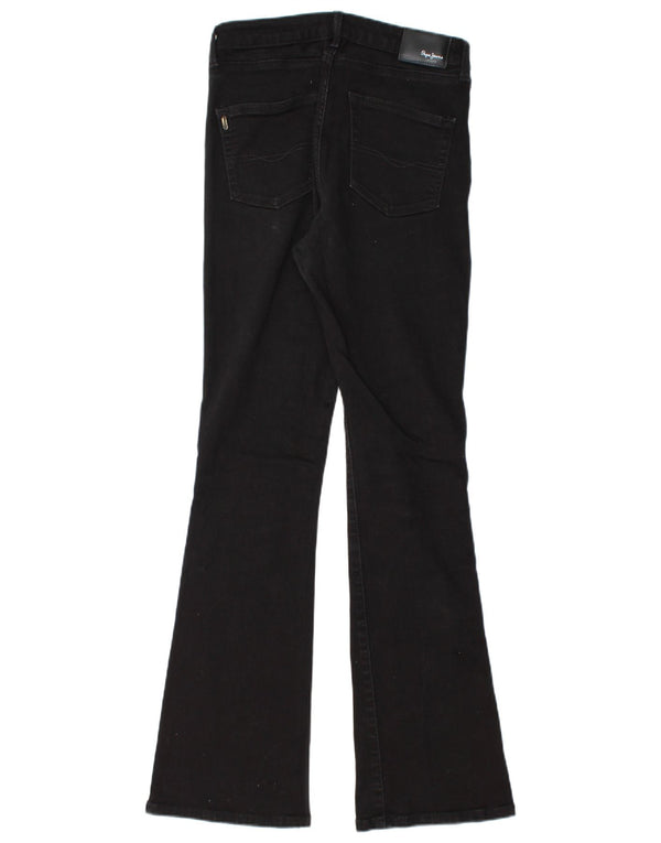 PEPE Jeans Damen Schlagjeans W26 L32 Schwarz