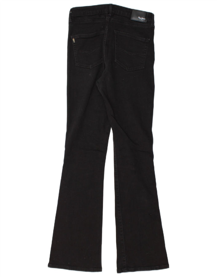 PEPE Jeans Damen Schlagjeans W26 L32 Schwarz