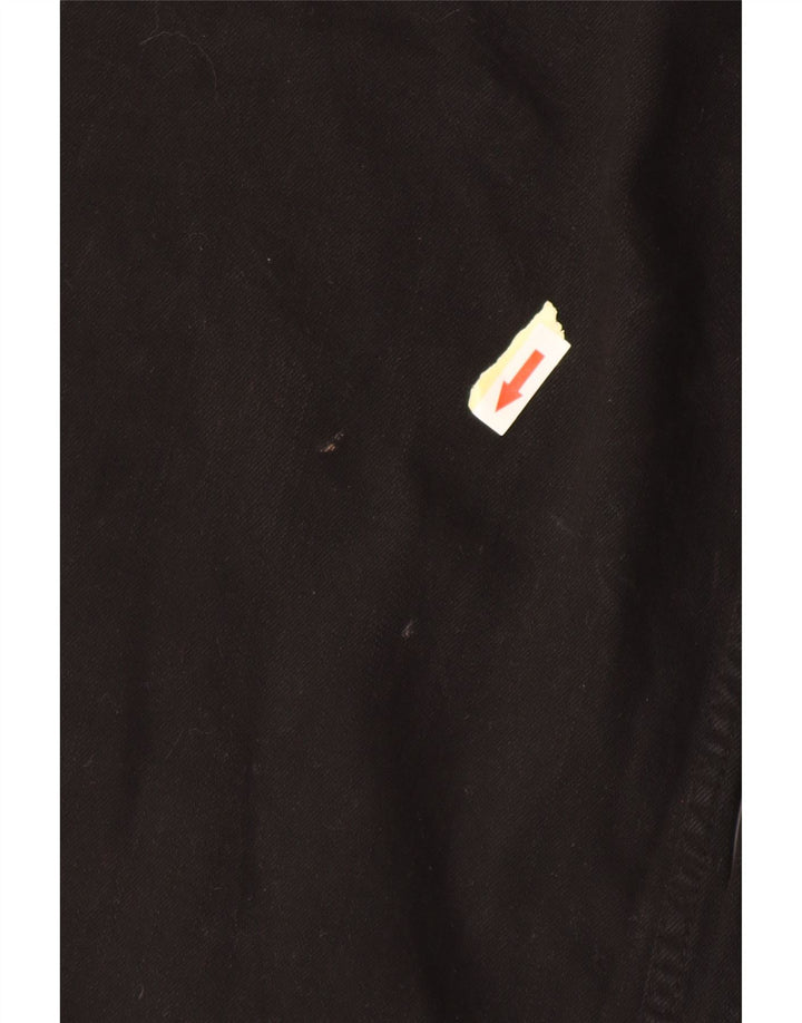 Massimo Dutti Damen Freizeithose EU 40 Medium W30 L27 Schwarze Baumwolle