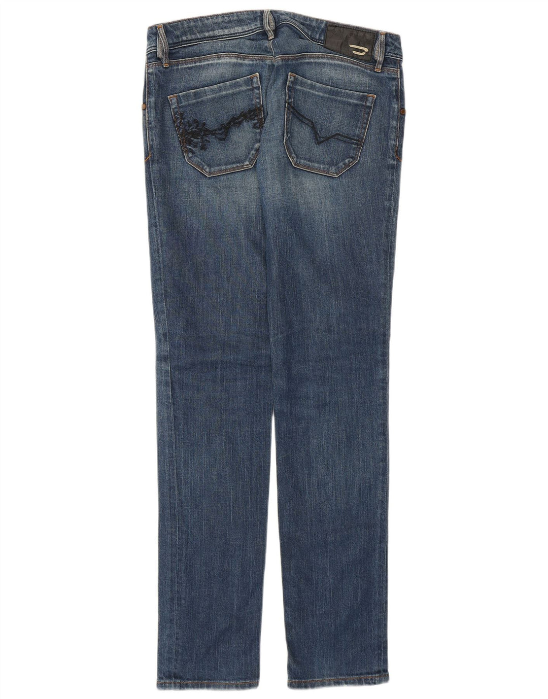 Diesel Damen Nevy Slim Jeans W27 L32 Blaue Baumwolle