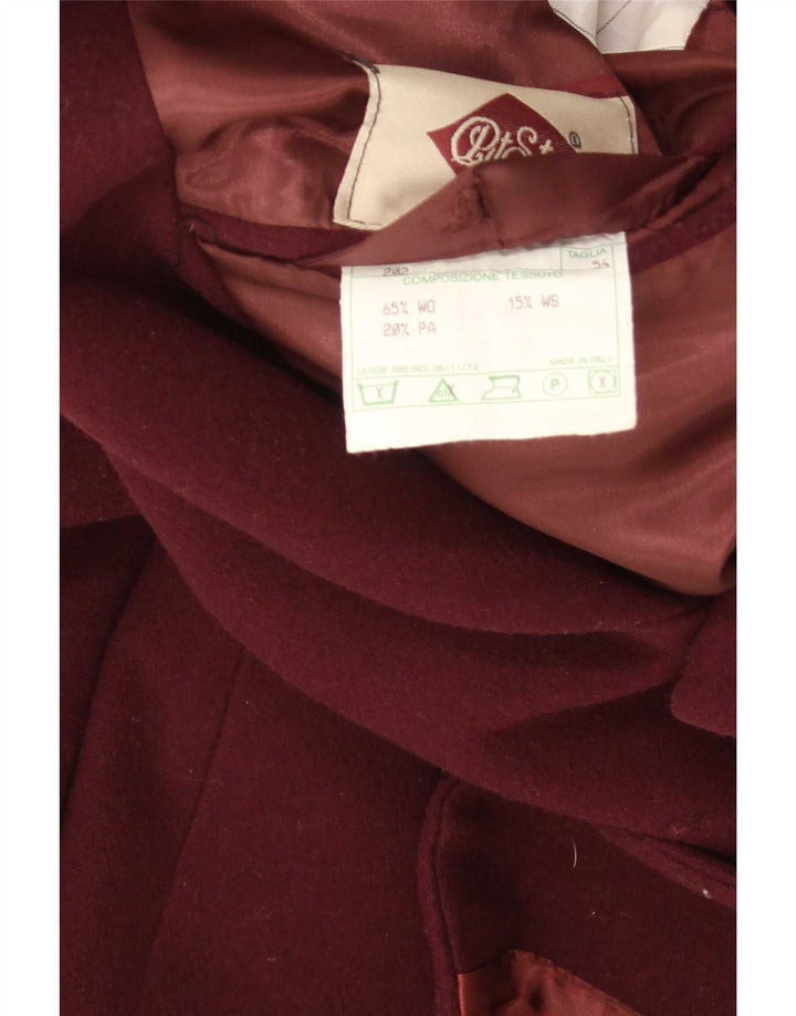Pit Stop Herren-Blazer mit 2 Knöpfen, IT 54, 2XL, bordeauxrote Wolle