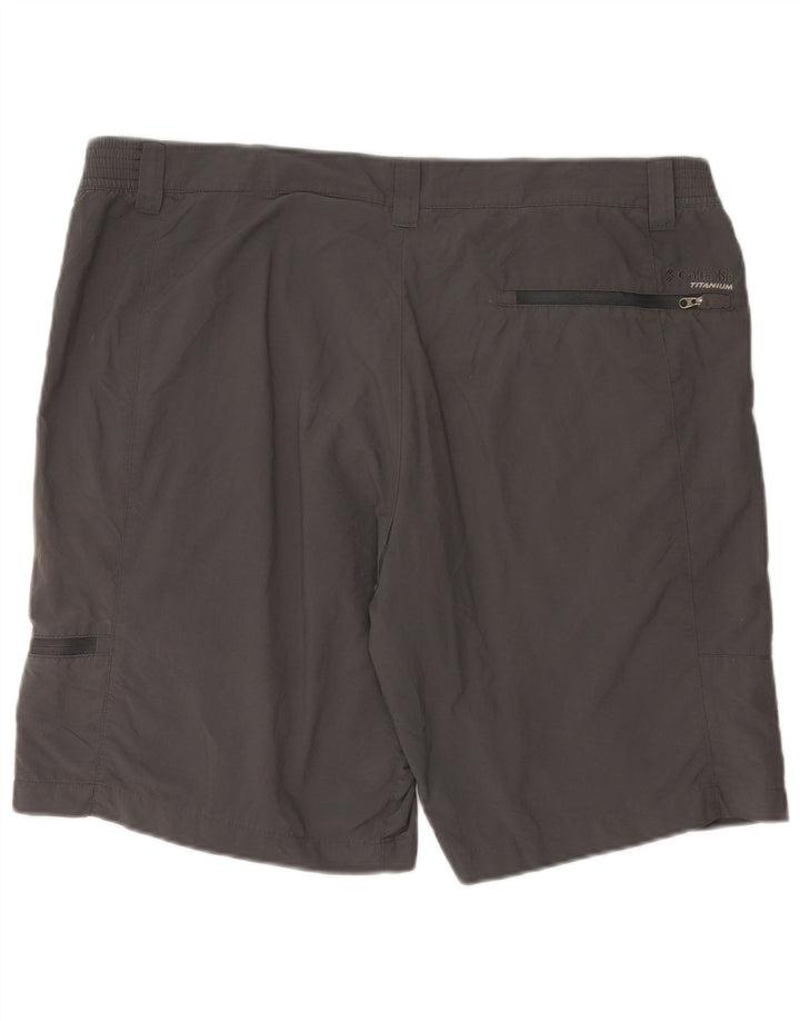 Columbia Herren Titanium Cargo Shorts XL W40 Graues Nylon