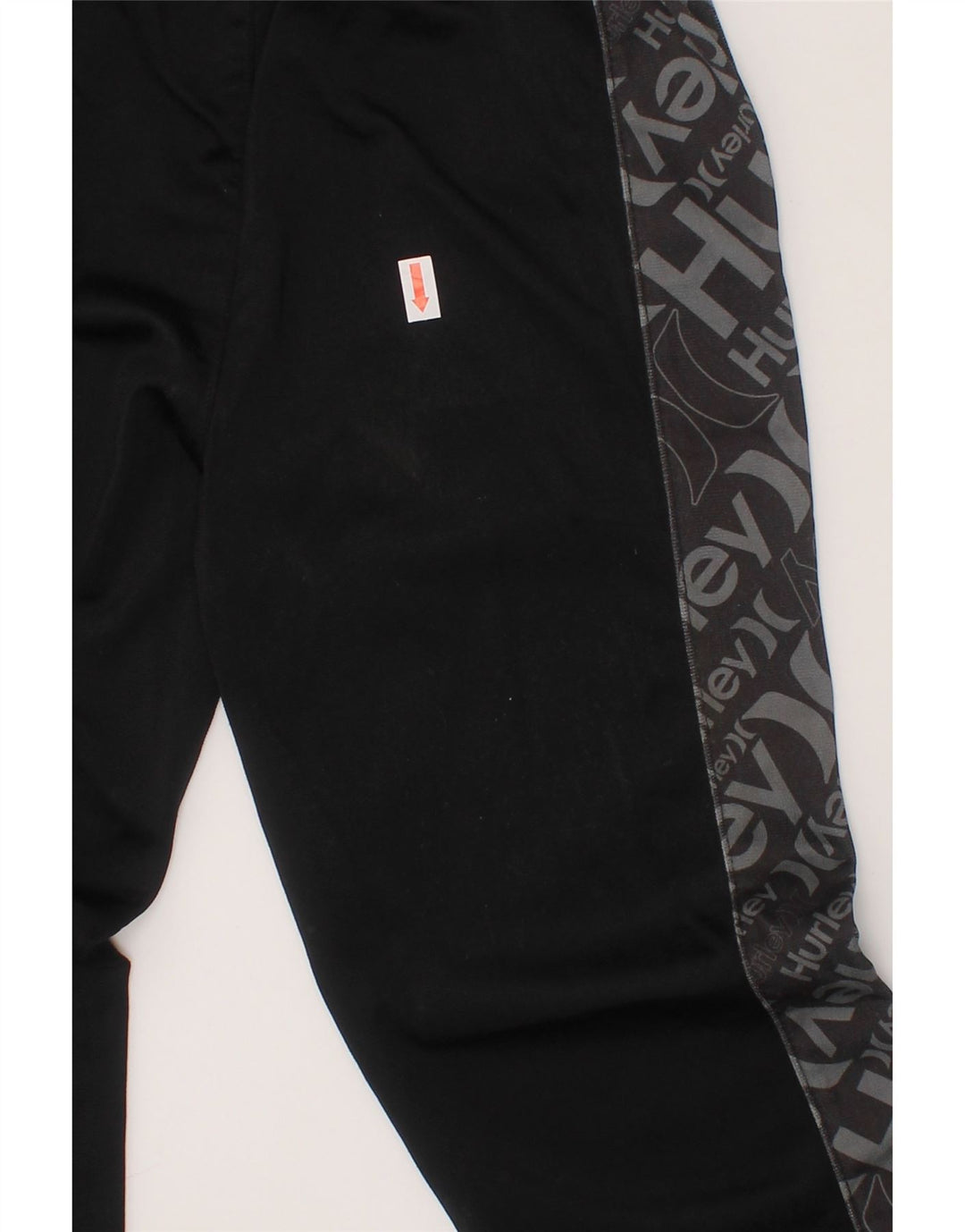 HURLEY Boys Graphic Tracksuit Trousers Joggers 6-7 Years  Black Polyester Vintage Hurley and Second-Hand Hurley from Messina Hembry 