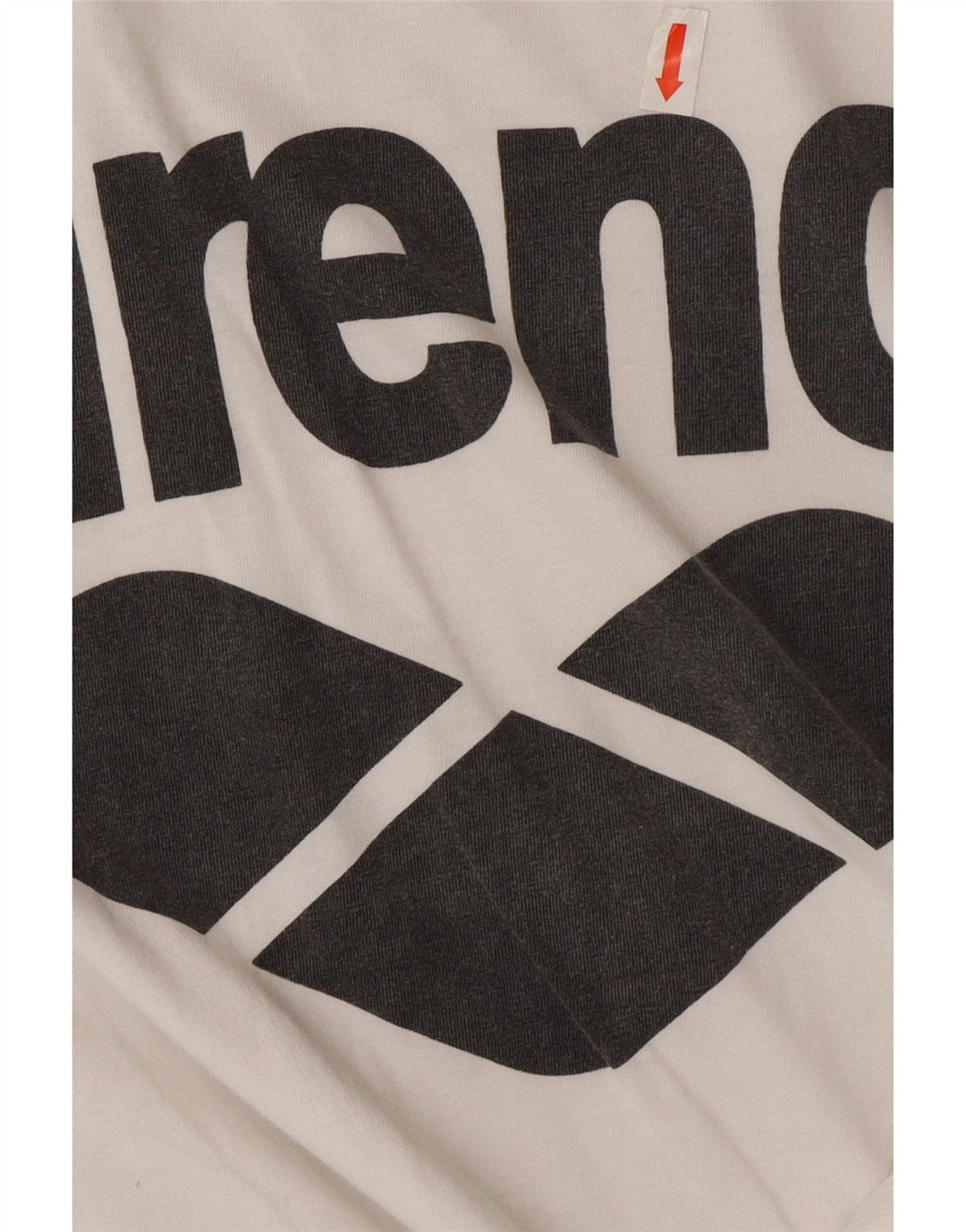 Arena Herren-T-Shirt mit Grafik, mittelweiße Baumwolle