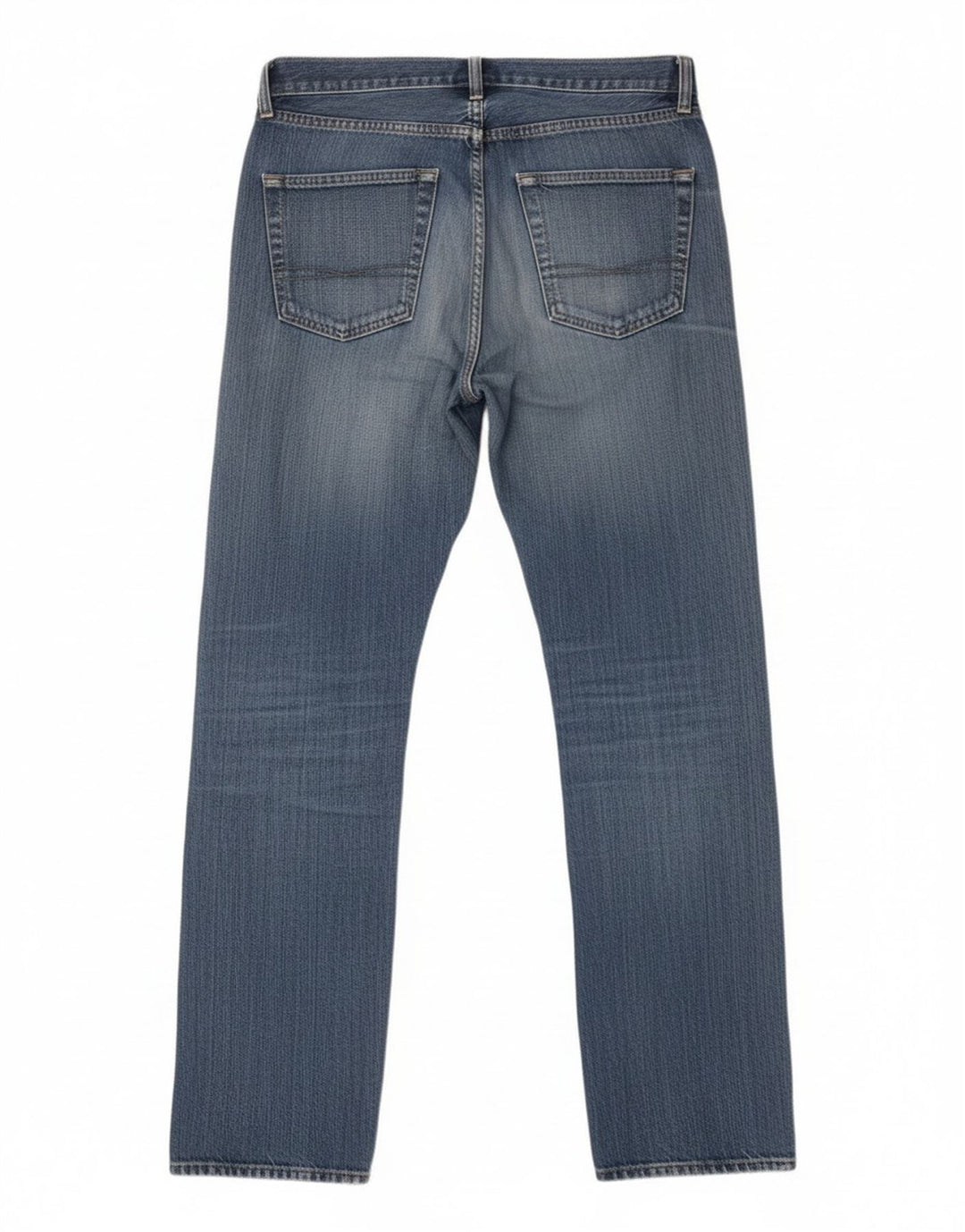 Hugo Boss Herren Straight Jeans W33 L32 Blaue Baumwolle