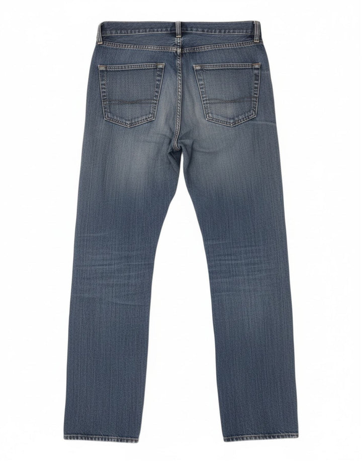 Hugo Boss Herren Straight Jeans W33 L32 Blaue Baumwolle