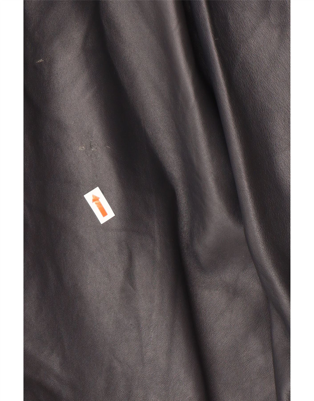 Vintage Damen Übergroßer Ledermantel IT 44 Medium Black Leather Classic