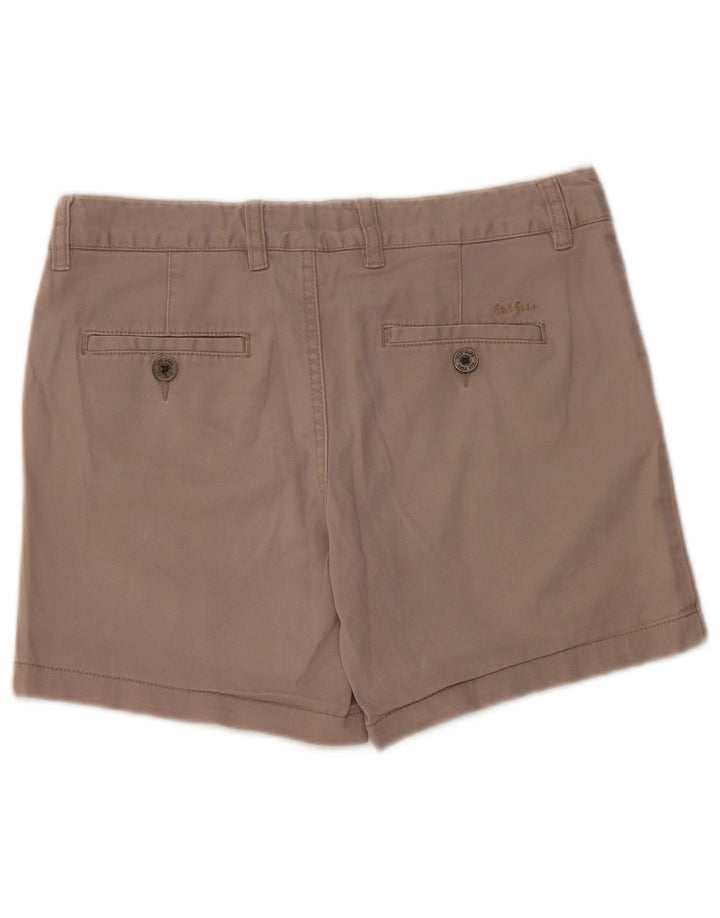 Fat Face Damen Chinoshorts UK 10 Small W30 Graue Baumwolle