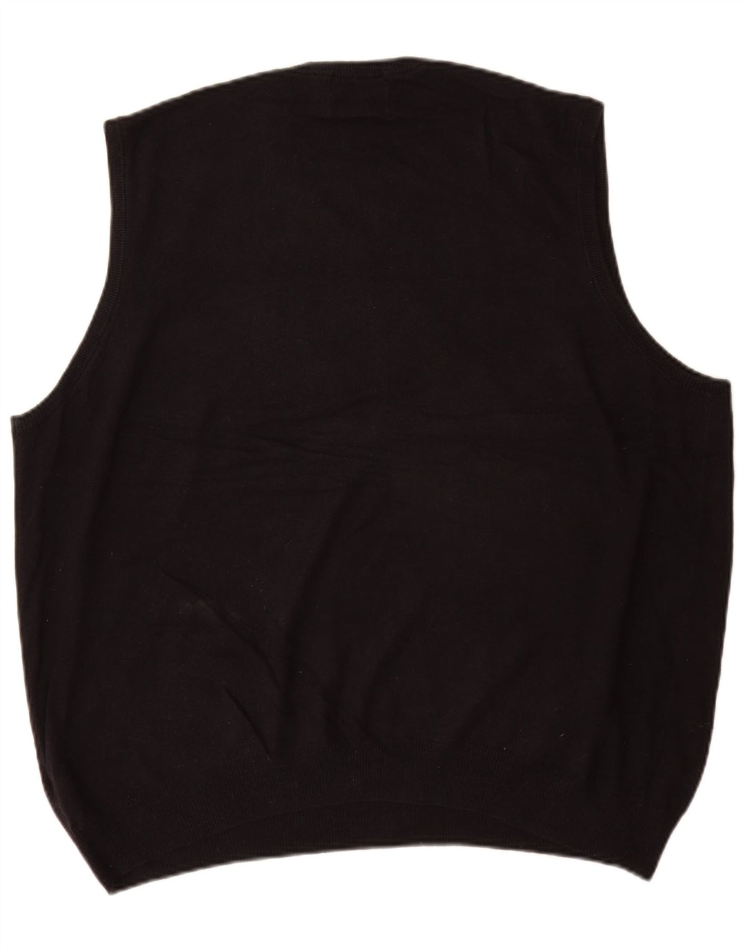 Marks & Spencer Herren Weste Tank Top XL Schwarz Baumwolle